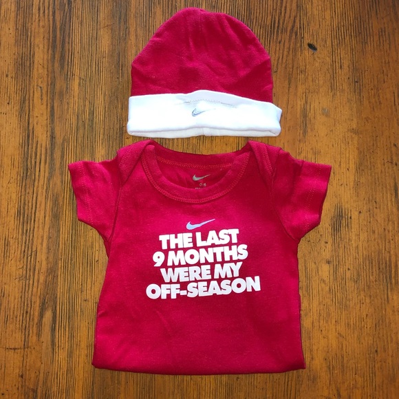 red nike outfit baby